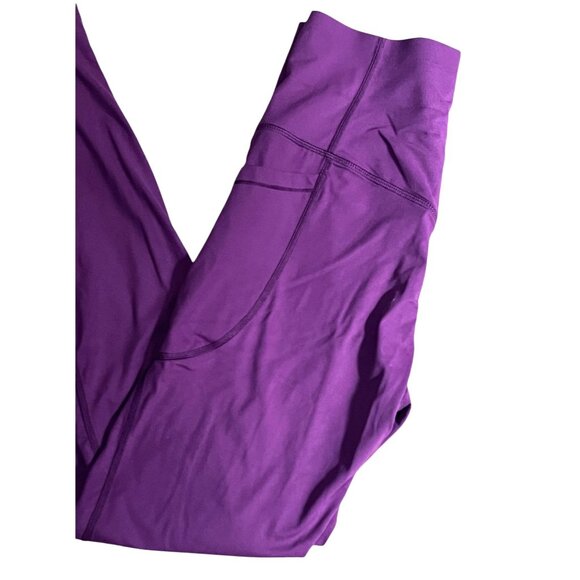 Halara So Cinched Tummy Control Shaping UltraSculpt Leggings Pockets Sz Large Fu - Picture 7 of 13